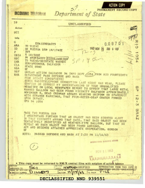 First page of the official copy