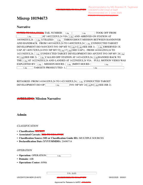 First page of the official copy