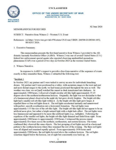 First page of the official copy