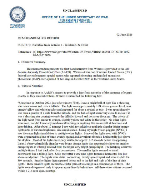 First page of the official copy