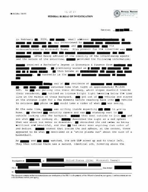 First page of the official copy