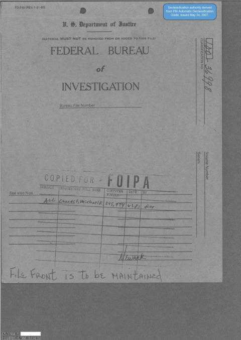 First page of the official copy