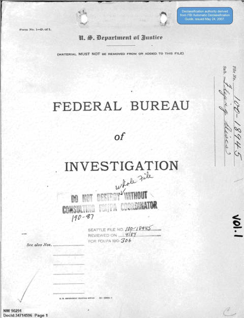 First page of the official copy