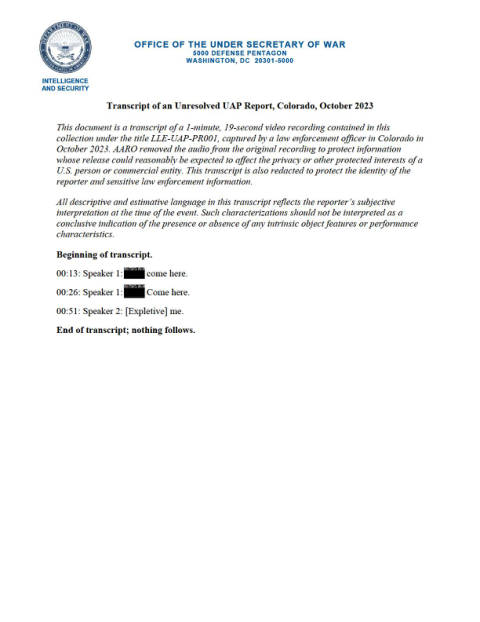 First page of the official copy