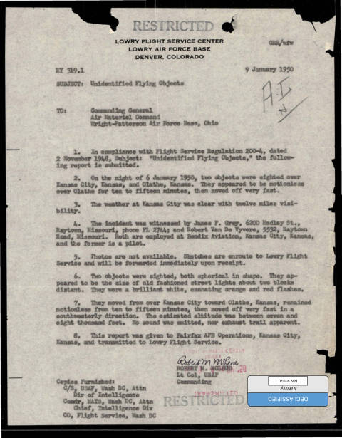 First page of the official copy