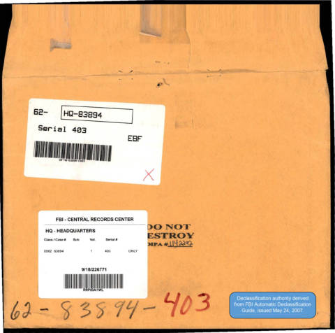 First page of the official copy