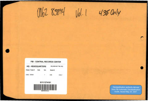 First page of the official copy