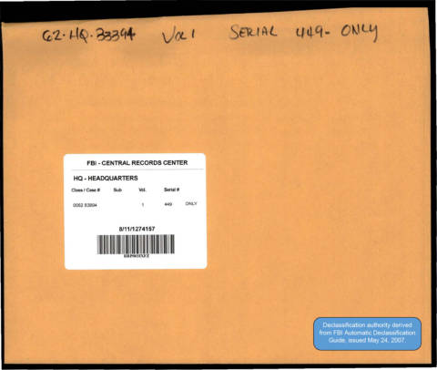 First page of the official copy