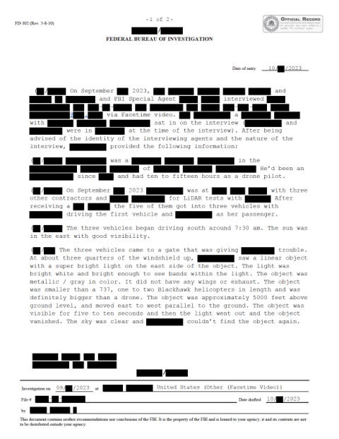 First page of the official copy