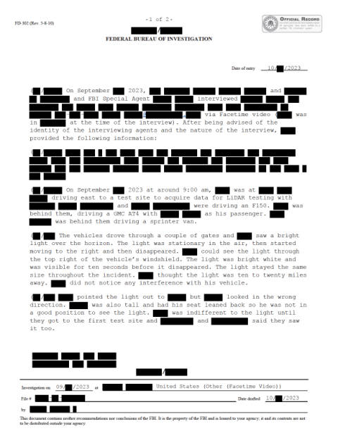 First page of the official copy